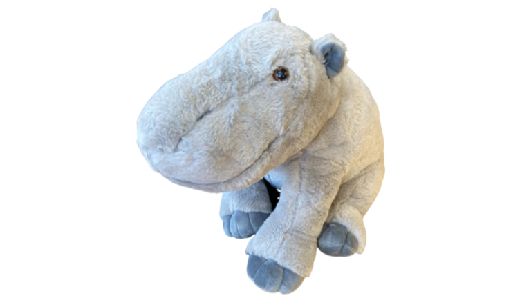 hippopotame en peluche