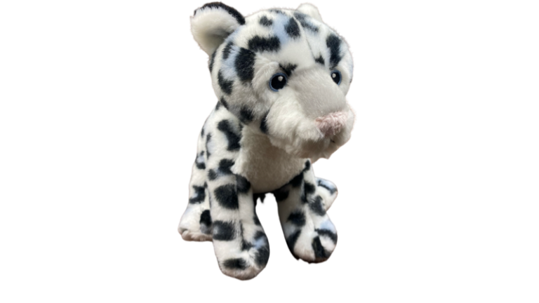 peluche leopard des neiges